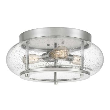 Elstead Lighting QUOIZLE QZ-TRILOGY-FM-BN Таванен светилник 3x60W/E27