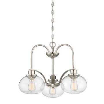 Elstead Lighting QUOIZLE QZ-TRILOGY3-BN Люстра 3x60W/E27
