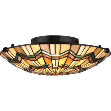 Quoizel ALCOTT QZ-ALCOTT-F Таванен светилник 2x60W/E27