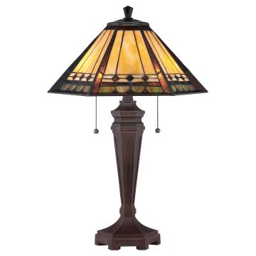 Quoizel ARDEN QZ-ARDEN-TL Масичка лампа 2x60W/E27