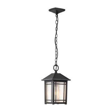 Quoizel Cedar Point QZ-CEDAR-POINT8-M-BK Висяща лампа 1x60W/E27 IP44