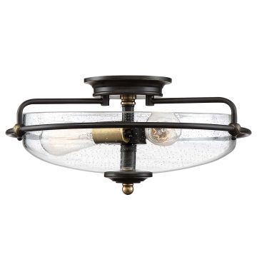 Quoizel Griffin QZ-GRIFFIN-F-C-PNAB Таванен светилник 3x60W/E27