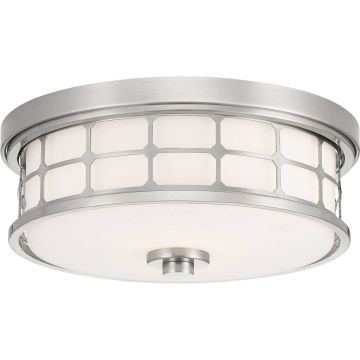 Quoizel GUARDIAN QZ-GUARDIAN-F-BN Таванен светилник 2x60W/E27 IP44