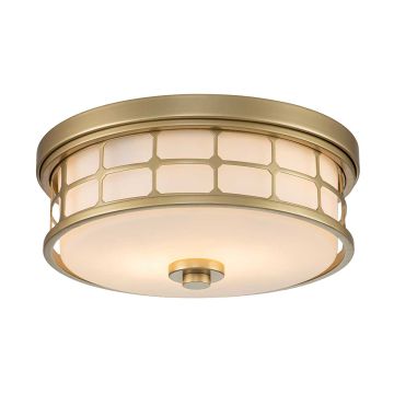 Quoizel Guardian QZ-GUARDIAN-F-PNBR Таванен светилник 2x60W/E27 IP44