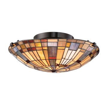 Quoizel Inglenook QZ-INGLENOOK-F-SMALL Таванен светилник 2x60W/E27 IP20