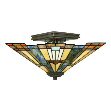 Quoizel INGLENOOK QZ-INGLENOOK-SF Таванна лампа 2x60W/E27