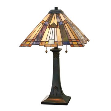 Quoizel INGLENOOK QZ-INGLENOOK-TL Масичка лампа 2x60W/E27