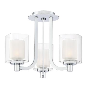 Quoizel Kolt QZ-KOLT-SF-PC-BATH Таванен светилник 3x3.5W/G9 IP44