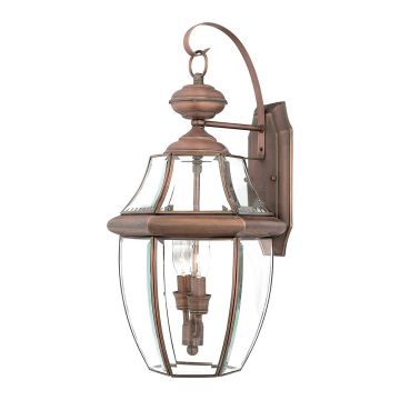 Quoizel NEWBUDY QZ-NEWBURY2-L-AC Светильник за стена 2x60W/E14 IP23