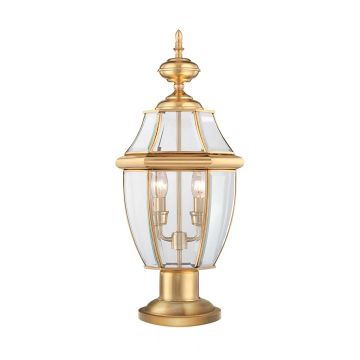 Quoizel NEWBURY QZ-NEWBURY3-L-PB Стойка лампа 2x60W/E14 IP44