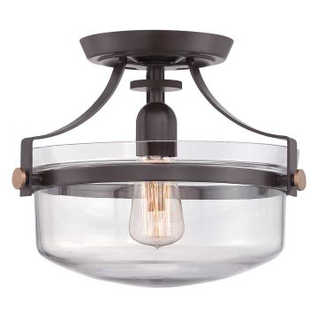 Quoizel PENN STATION QZ-PENN-STATION-F-WT Таванна лампа 1x60W/E27