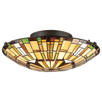 Quoizel Reed QZ-REED-F-VB Таванен светилник 2x60W/E27 IP20
