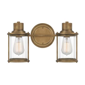 Quoizel Riggs QZ-RIGGS2-BATH-WS Светильник за стена 2x40W/E27 IP44