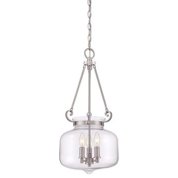 Quoizel STEWART QZ-STEWART-BN Висяща лампа 3x60W/E14