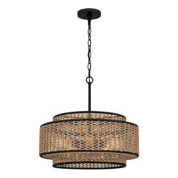 Quoizel Teton QZ-TETON-5P-MBK Висяща лампа 5x60W/E27 IP20