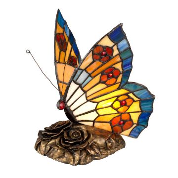 Quoizel TIFFANY ANIMAL QZ-OBUTTERFLY-TL Масичка лампа 1x3W/G9 3000K 320LM