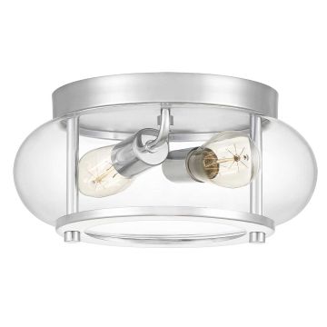 Quoizel Trilogy QZ-TRILOGY-F-S-BATH Таванен светилник 2x40W/E27 IP44