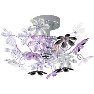 Trio FLOWER R20012017 Таванна лампа 2x40w/e14 ip20