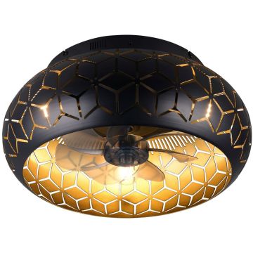 Trio BIDAR R61574080 Вентилатор 3x10w/e27 ip20