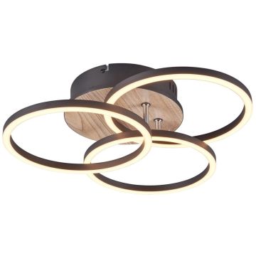 Trio CIRCLE R62823135 Таванна лампа 1x27w/led 2700-6000K 3200lm ip20