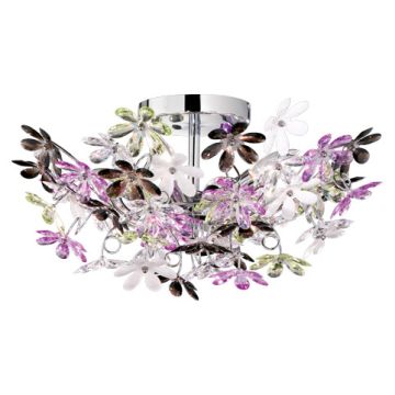 Trio FLOWER R60014017 Таванна лампа 4x40w/e14 ip20