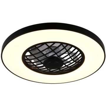 Trio LINKÖPING R64462102 Вентилатор 1x45w/led 2700-6500k 5600lm ip20
