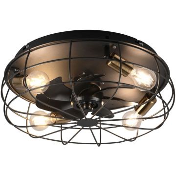 Trio TRONDHEIM R61095032 Вентилатор 4x10w/e27 ip20