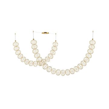 Maytoni Golden Cage MOD216PL-L55G3K Висяща лампа 1x107W/LED 3000K 6110lm IP20