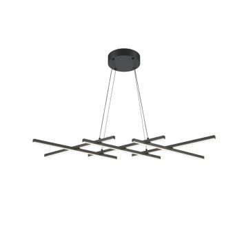 Maytoni Halo MOD244PL-L50BK Висяща лампа 1x40W/LED 800lm IP20