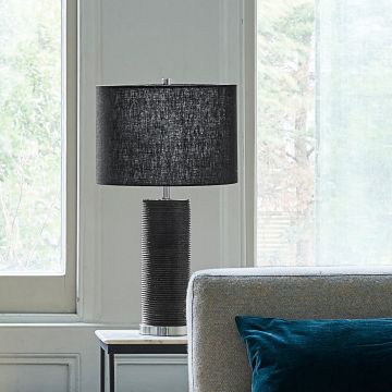 Elstead Lighting RIPPLE RIPPLE-TL-BLK Масичка лампа 1x60W/E27