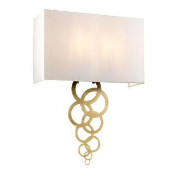 Elstead Lighting Rosa ROSA-LARGE-AB Светильник за стена 2x60W/E27