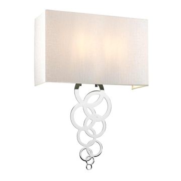Elstead Lighting Rosa ROSA-LARGE-PC Светильник за стена 2x60W/E27