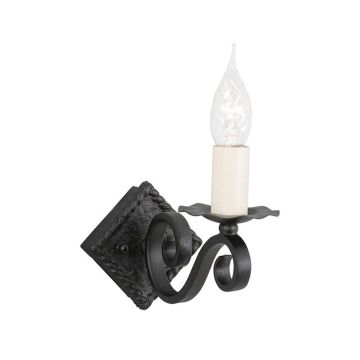 Elstead Lighting RECTORY RY1A-BLACK Светильник за стена 1x60W/E14