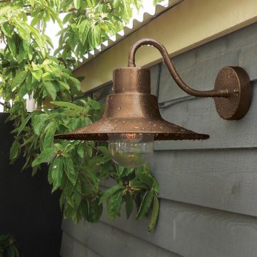 Elstead Lighting SHELDON SHELDON-BR Светильник за стена 1x60W/E27 IP44