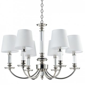 Cosmolight SIENA P06308WH NI Люстра 6x40W/E14 IP20