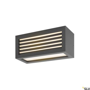 SLV BOX 1002035 Светильник за стена 1x19W/LED 3000K 600LM IP54