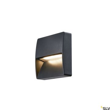 SLV DOWNUNDER 1002869 Светлина за стълбище с повърхностен монтаж 1x4.3W/LED 3000/4000K 160LM IP65