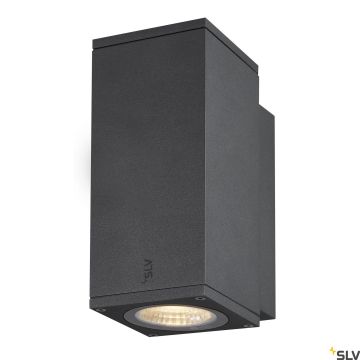 SLV ENOLA SQUARE 1003416 Светильник за стена 1x6W/LED 3000/4000K 500LM IP65