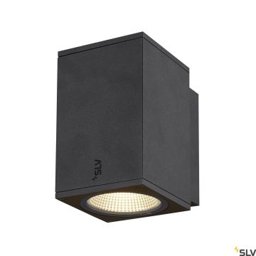 SLV ENOLA SQUARE 1003417 Светильник за стена 1x11W/LED 3000/4000K 980LM IP65