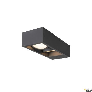 SLV ESKINA 1004748 Светильник за стена 2x27W/LED 3000/4000K 2200/2400LM IP65