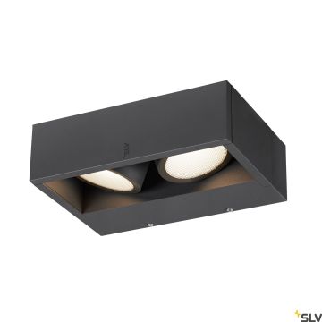 SLV ESKINA 1006314 Повърхностно светило 1x27W/LED 3000K|4000K 2200LM|2400LM IP65