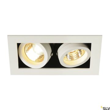 SLV KADUX 115521 Вградено спот светило 2x50W/GU10 IP20