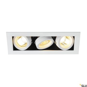 SLV KADUX 115531 Вградено спот светило 3x50W/GU10 IP20