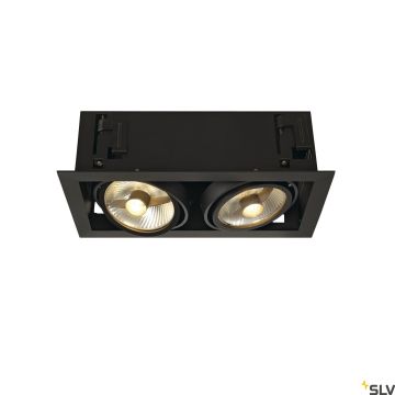 SLV KADUX 115550 Вградено спот светило 2x75W/GU10/ES111 IP20