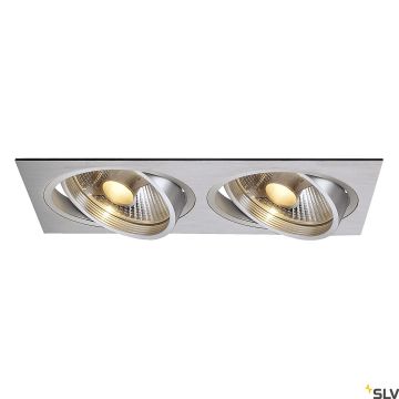 SLV NEW TRIA 111382 Вградено спот светило 2x75W/GU10/ES111 IP20