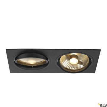 SLV NEW TRIA 113840 Вградено спот светило 2x75W/GU10/ES111 IP20