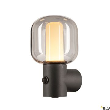 SLV OVALISK 1004679 Светильник за стена 1x9.6W/LED 3000/4000K 630LM IP65