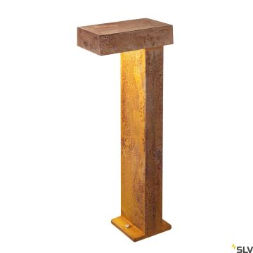SLV RUSTY 1006347 Стойка лампа 1x8.8W/LED 3000K 470LM IP55