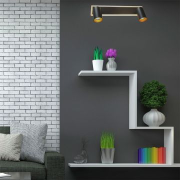 Light Prestige Parma LP-0612/2WS BK Спот 2x50W/GU10 3000K|4000K|6000K IP20