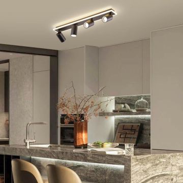 Light Prestige Parma LP-0612/4C BK Спот 4x50W/GU10 3000K|4000K|6000K IP20